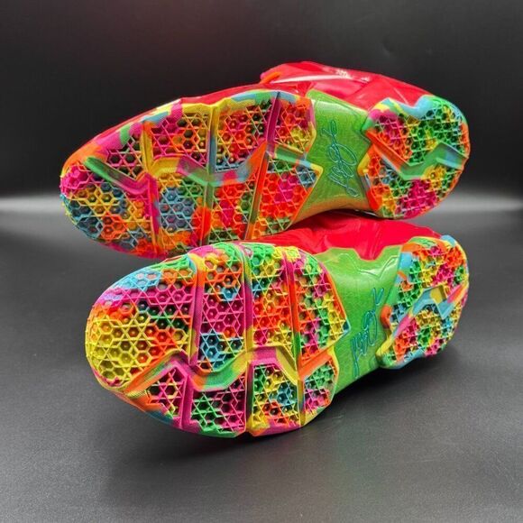 Nike LeBron 11 GS 'Fruity Pebbles' - Rare - Picture 8 of 12